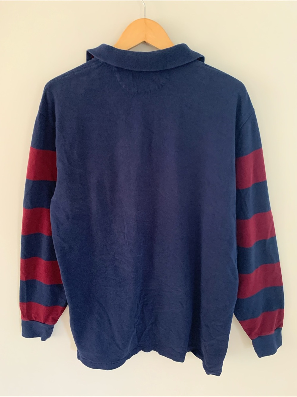 Polo Ralph Lauren Men’s Rugby Short Rowing Club Crest Stripes Sleeves Size XXL - Picture 7 of 9
